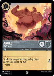 Arges - The Cyclops 173/204 Common Ursula's Return Lorcana Near Mint