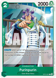 Purinpurin OP15-031 Common Adventure on Kami's Island One Piece Near Mint