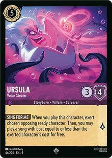 Ursula - Voice Stealer 44/204 Super Rare Fabled Lorcana Near Mint