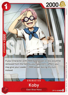 Koby OP15-009 Uncommon Adventure on Kami's Island One Piece Near Mint