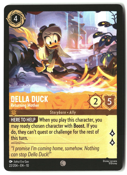 Della Duck - Returning Mother 22/204 Common Whispers in the Well Lorcana LP