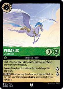 Pegasus - Cloud Racer 83/204 Uncommon Ursula's Return Lorcana Near Mint
