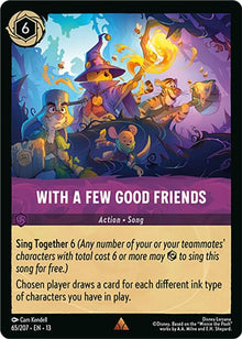 With a Few Good Friends 65/204 Rare Attack of the Vine! Lorcana Near Mint