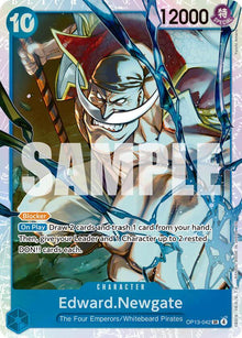 Edward.Newgate OP13-042 Super Rare Carrying On His Will One Piece Foil Near Mint