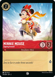 Minnie Mouse - Zipping Around 115/204 Common Rise of the Floodborn Lorcana NM