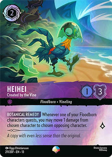 Heihei - Created by the Vine (Epic) 211/204 Attack of the Vine! Lorcana Holo NM