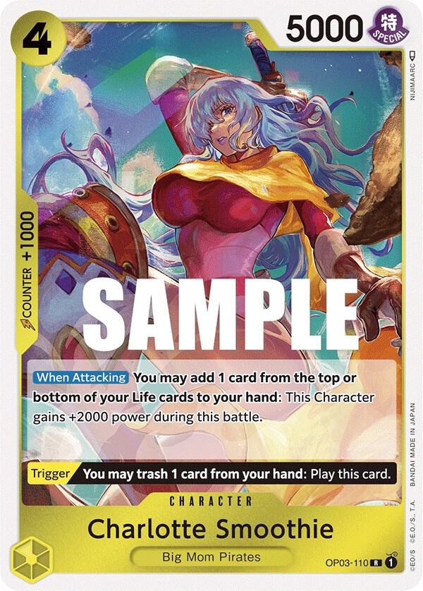 Charlotte Smoothie OP03-110 Rare Pillars of Strength One Piece Foil Near Mint