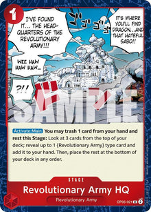 Revolutionary Army HQ (Pirate Foil) OP05-021 Premium Booster -The Best- Vol. 2 One Piece NM