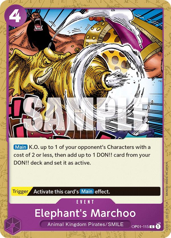 Elephant's Marchoo OP01-115 Common Romance Dawn One Piece Near Mint