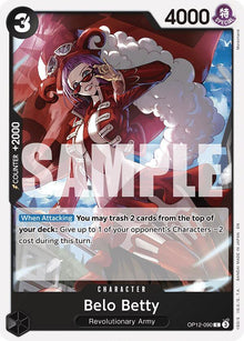 Belo Betty OP12-090 Common Legacy of the Master One Piece Near Mint