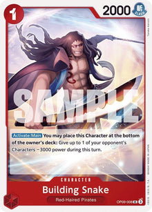 Building Snake OP09-008 Uncommon Emperors in the New World One Piece Near Mint