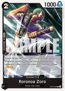 Roronoa Zoro OP15-094 Uncommon Adventure on Kami's Island One Piece Near Mint