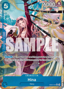 Hina (Alternate Art) EB03-025 Extra Booster: One Piece Heroines Edition One Piece Foil NM
