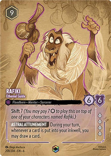 Rafiki - Ethereal Guide (Enchanted) 208/204 Azurite Sea Lorcana Holo NM