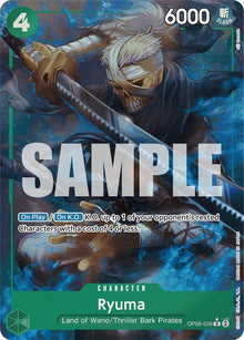 Ryuma (Full Art) OP06-036 Rare Premium Booster -The Best- One Piece Foil NM