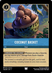 Coconut Basket 166/204 Uncommon The First Chapter Lorcana Near Mint