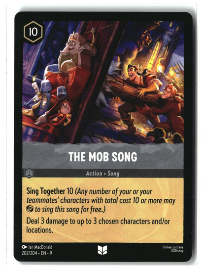 The Mob Song 202/204 Uncommon Fabled Lorcana Lightly Played
