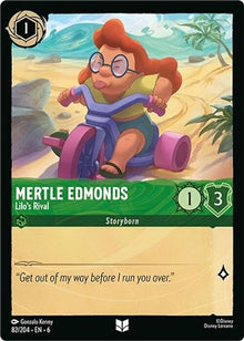 Mertle Edmonds - Lilo's Rival 82/204 Uncommon Azurite Sea Lorcana Near Mint