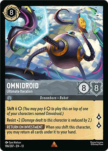 Omnidroid - Ultimate Iteration 196/204 Rare Attack of the Vine! Lorcana NM