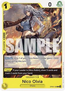 Nico Olvia OP09-106 Common Emperors in the New World One Piece Near Mint