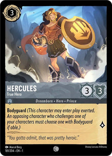 Hercules - True Hero 181/204 Common The First Chapter Lorcana Near Mint