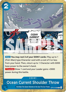 Ocean Current Shoulder Throw OP14-058 The Azure Sea's Seven One Piece Foil NM
