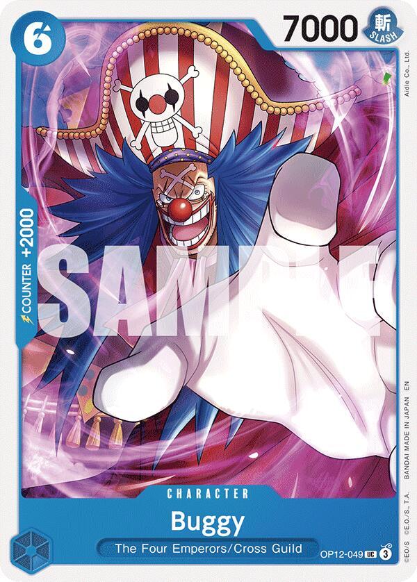 Buggy (049) OP12-049 Uncommon Legacy of the Master One Piece Near Mint