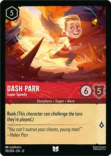 Dash Parr - Super Speedy 118/204 Uncommon Wilds Unknown Lorcana Near Mint