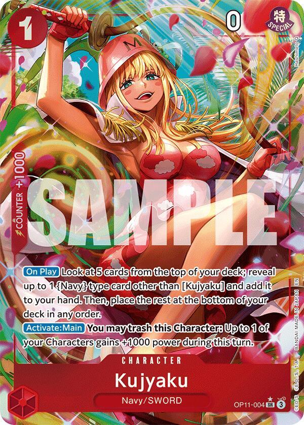 Kujyaku (Alternate Art) OP11-004 A Fist of Divine Speed One Piece Foil NM