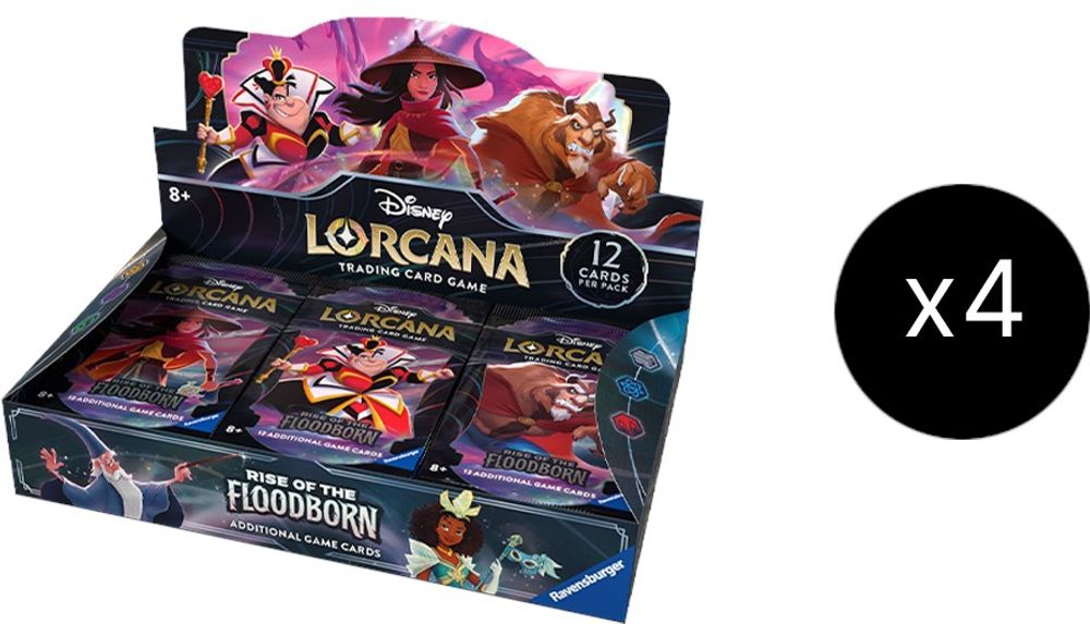 Disney Lorcana: Rise of the Floodborn Booster Box Case Rise of the Floodborn Lorcana NM