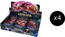 Disney Lorcana: Rise of the Floodborn Booster Box Case Rise of the Floodborn Lorcana NM