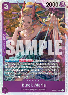 Black Maria (Reprint) OP08-074 Premium Booster -The Best- Vol. 2 One Piece Foil NM