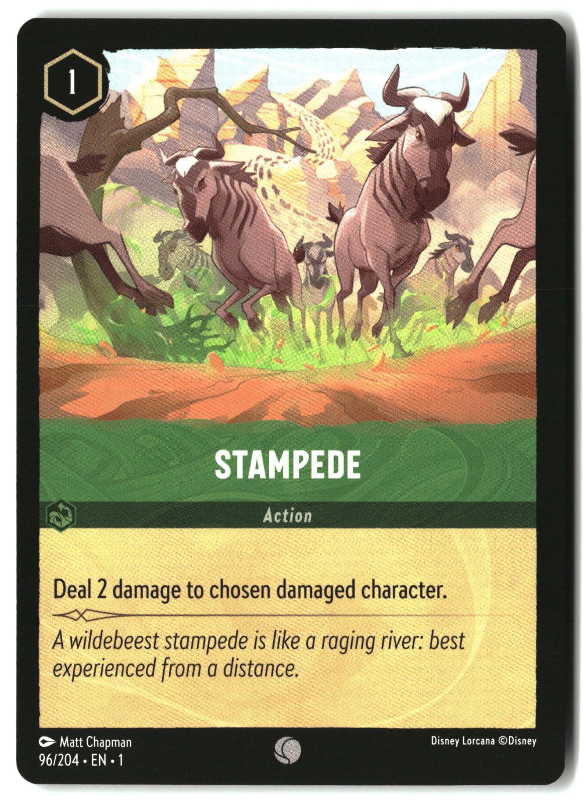 Stampede 96/204 Common The First Chapter Lorcana Lightly Played