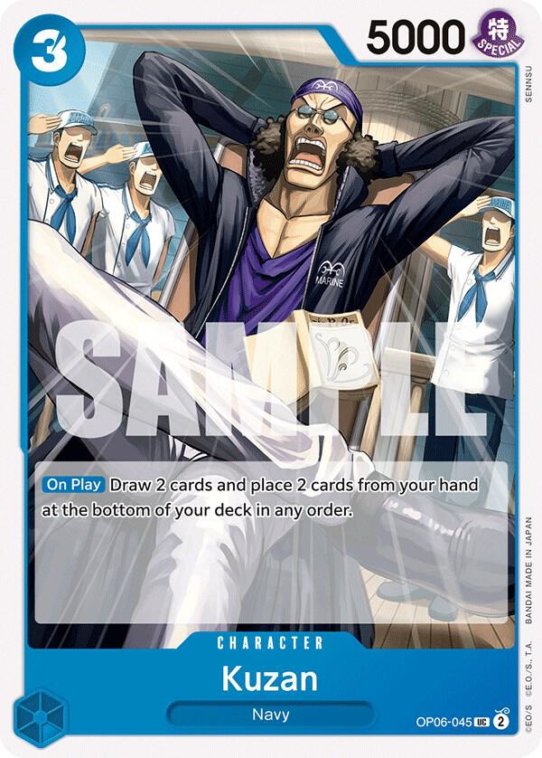 Kuzan OP06-045 Uncommon Wings of the Captain One Piece Near Mint