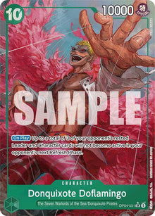 Donquixote Doflamingo (Alternate Art) OP04-031 Premium Booster -The Best- One Piece Foil NM