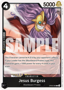 Jesus Burgess (Reprint) OP09-086 Premium Booster -The Best- Vol. 2 One Piece Foil NM