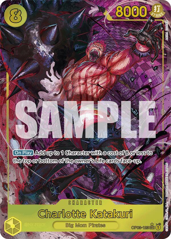 Charlotte Katakuri (Alternate Art) OP03-123 Premium Booster -The Best- One Piece Foil NM