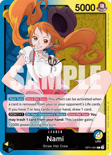 Nami (041) OP11-041 Leader A Fist of Divine Speed One Piece Near Mint