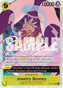 Jewelry Bonney (108) OP13-108 Super Rare Carrying On His Will One Piece Foil NM