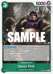Senor Pink OP04-026 Rare Kingdoms of Intrigue One Piece Foil Near Mint