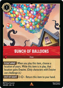 Bunch of Balloons 140/204 Rare Attack of the Vine! Lorcana Near Mint