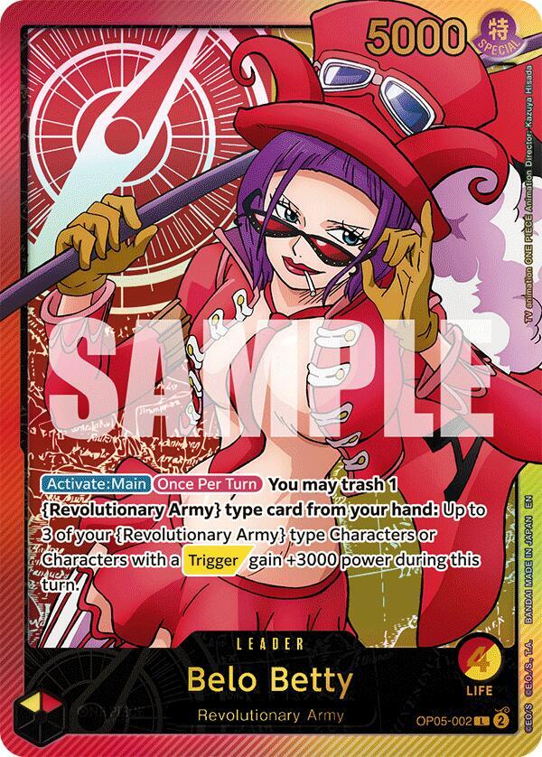 Belo Betty (SP) OP05-002 Extra Booster: Anime 25th Collection One Piece Foil NM
