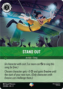 Stand Out (Epic) 213/204 Epic Fabled Lorcana Holo Near Mint