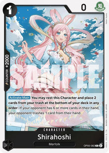 Shirahoshi (Reprint) OP05-082 Rare Premium Booster -The Best- One Piece Foil NM