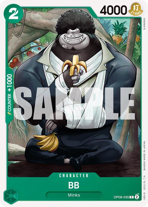 BB OP08-035 Common Two Legends One Piece Near Mint