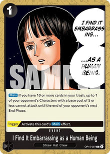 I Find It Embarrassing as a Human Being OP15-097 Adventure on Kami's Island One Piece NM