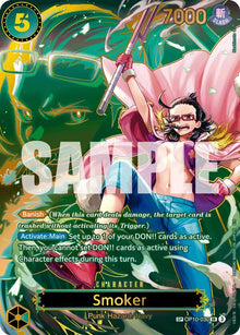 Smoker (SP) OP10-030 Super Rare Carrying On His Will One Piece Foil Near Mint