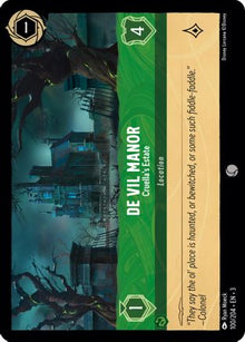 De Vil Manor - Cruella's Estate 100/204 Common Into the Inklands Lorcana NM