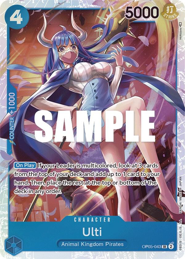 Ulti OP05-043 Super Rare Awakening of the New Era One Piece Foil Near Mint