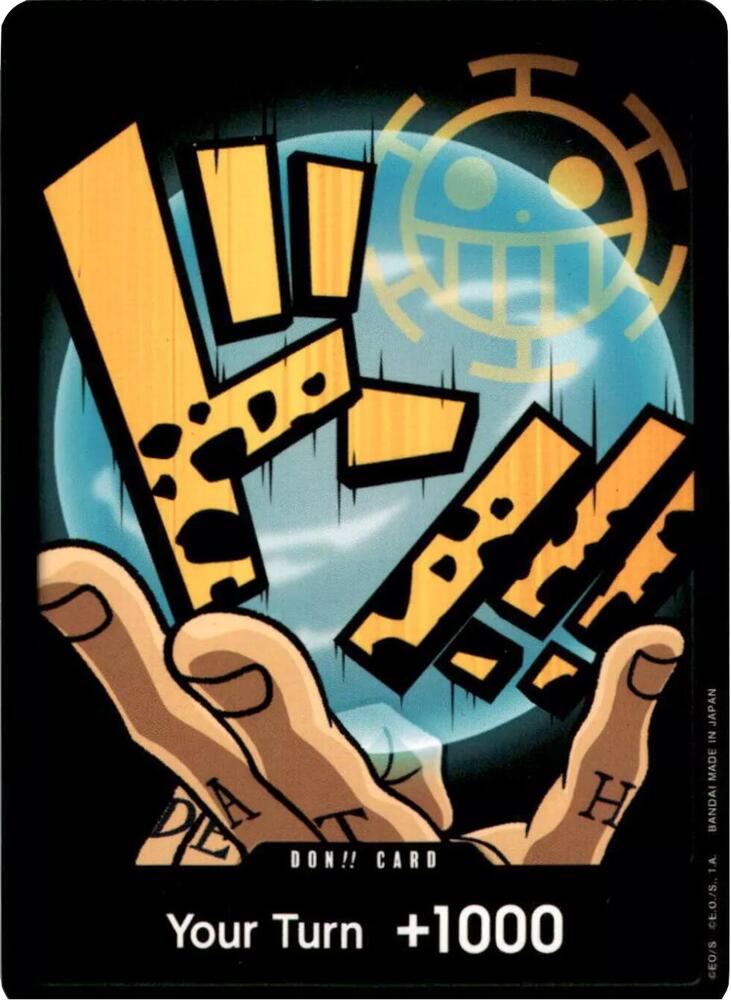 DON!! Card (Trafalgar Law) DON!! Premium Booster -The Best- One Piece Near Mint
